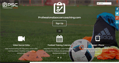 Desktop Screenshot of professionalsoccercoaching.com